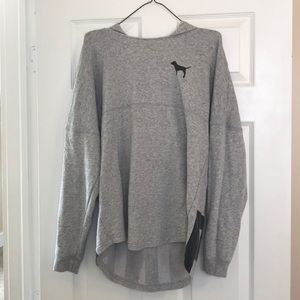 oversized PINK hoodie